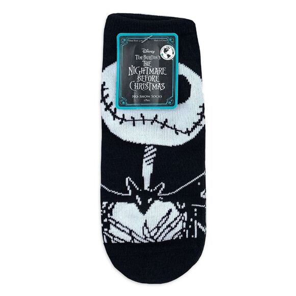 The Nightmare Before Christmas black women’s no show socks, size 4-10 - Picture 4 of 5